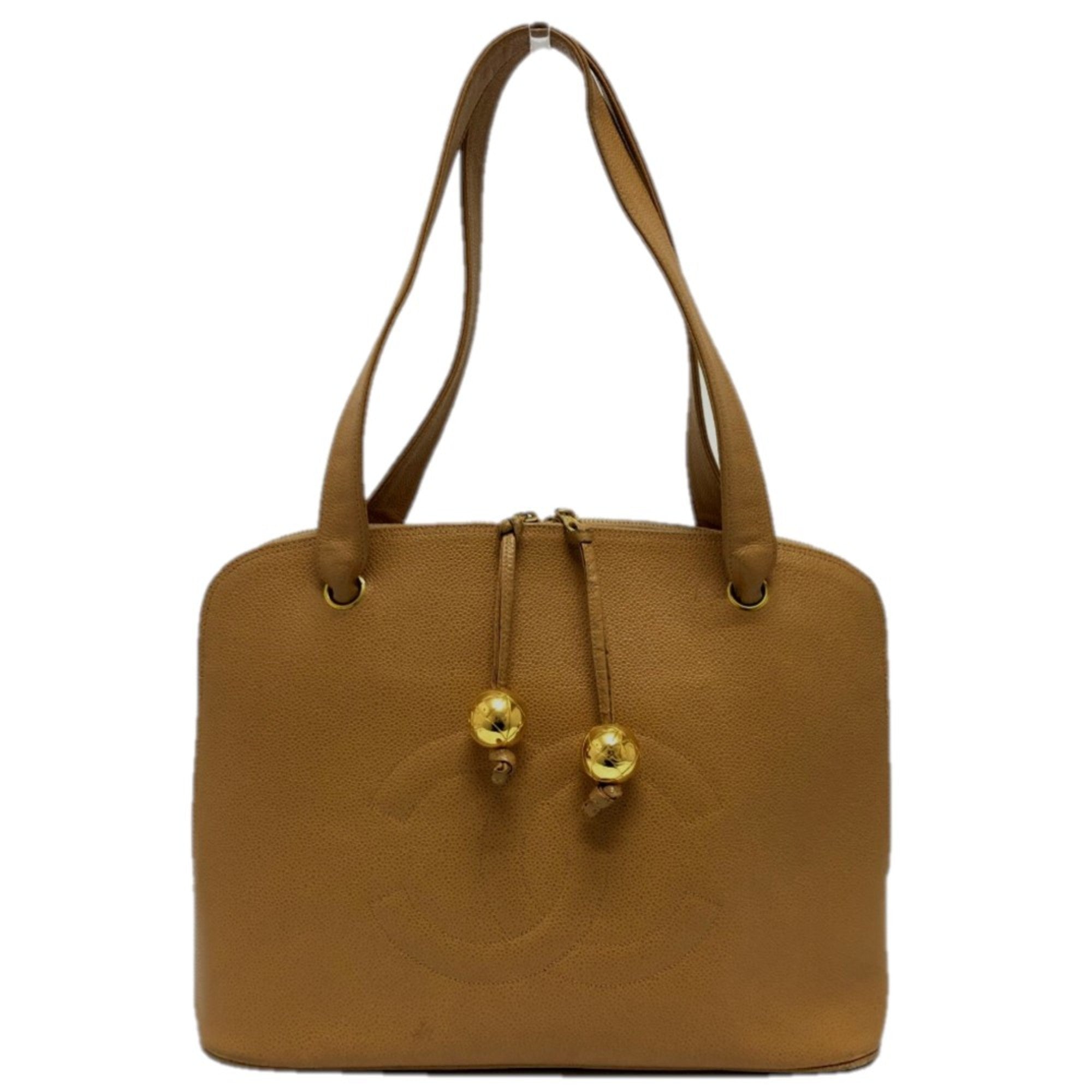 Chanel Beige Leather Tote Bag