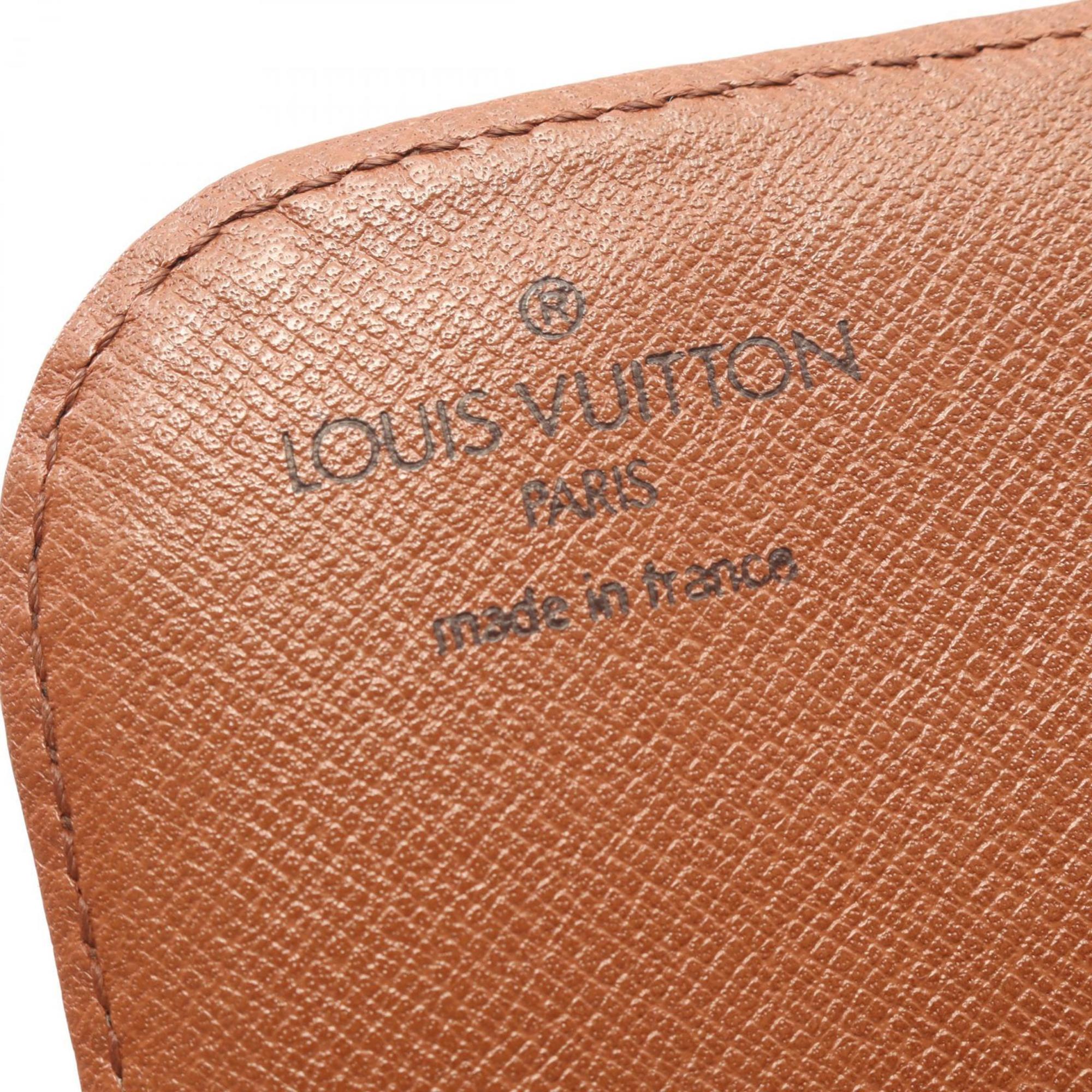 Louis Vuitton Brown Monogram Coated Canvas Leather Shoulder Bag