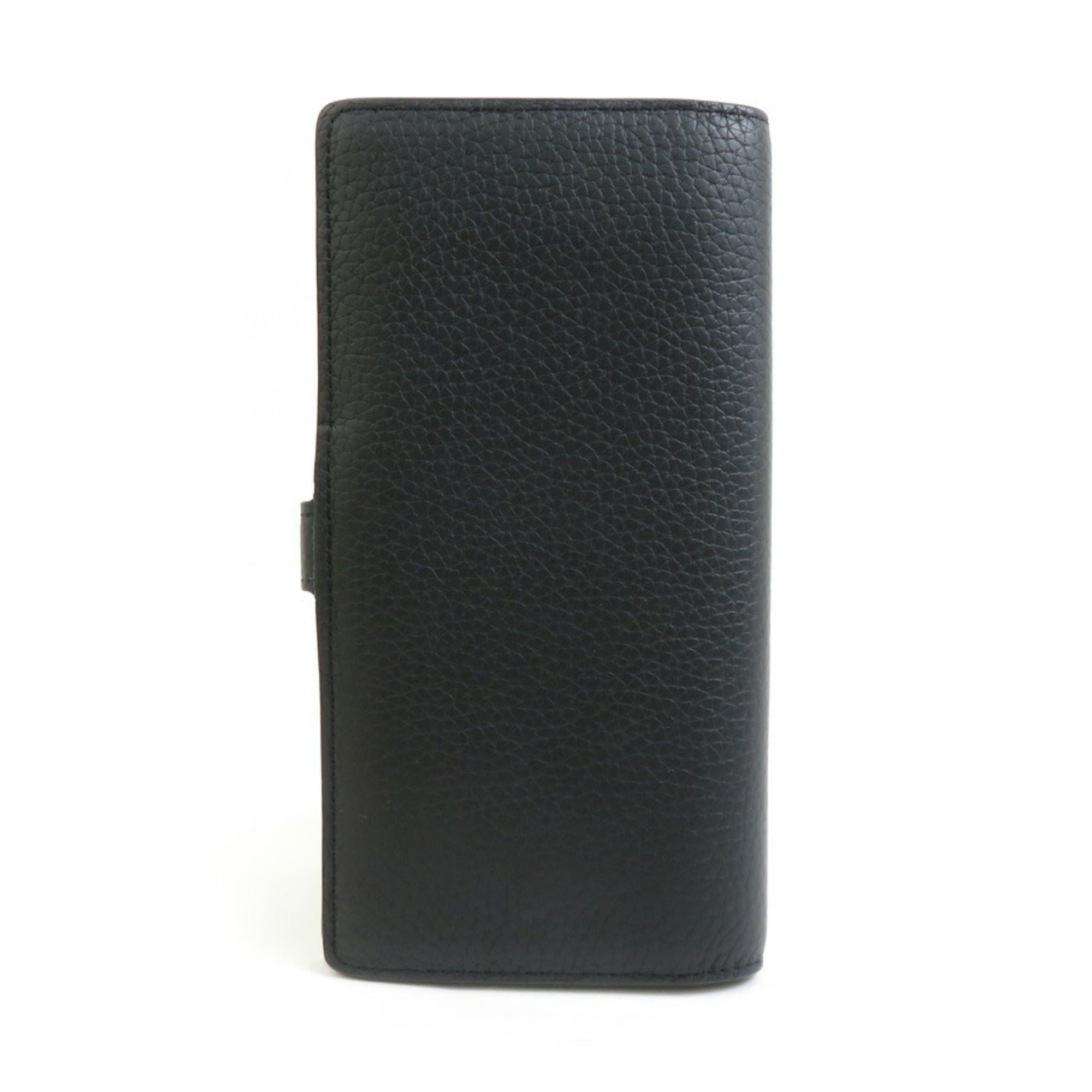 Louis Vuitton Black Leather Long Wallet