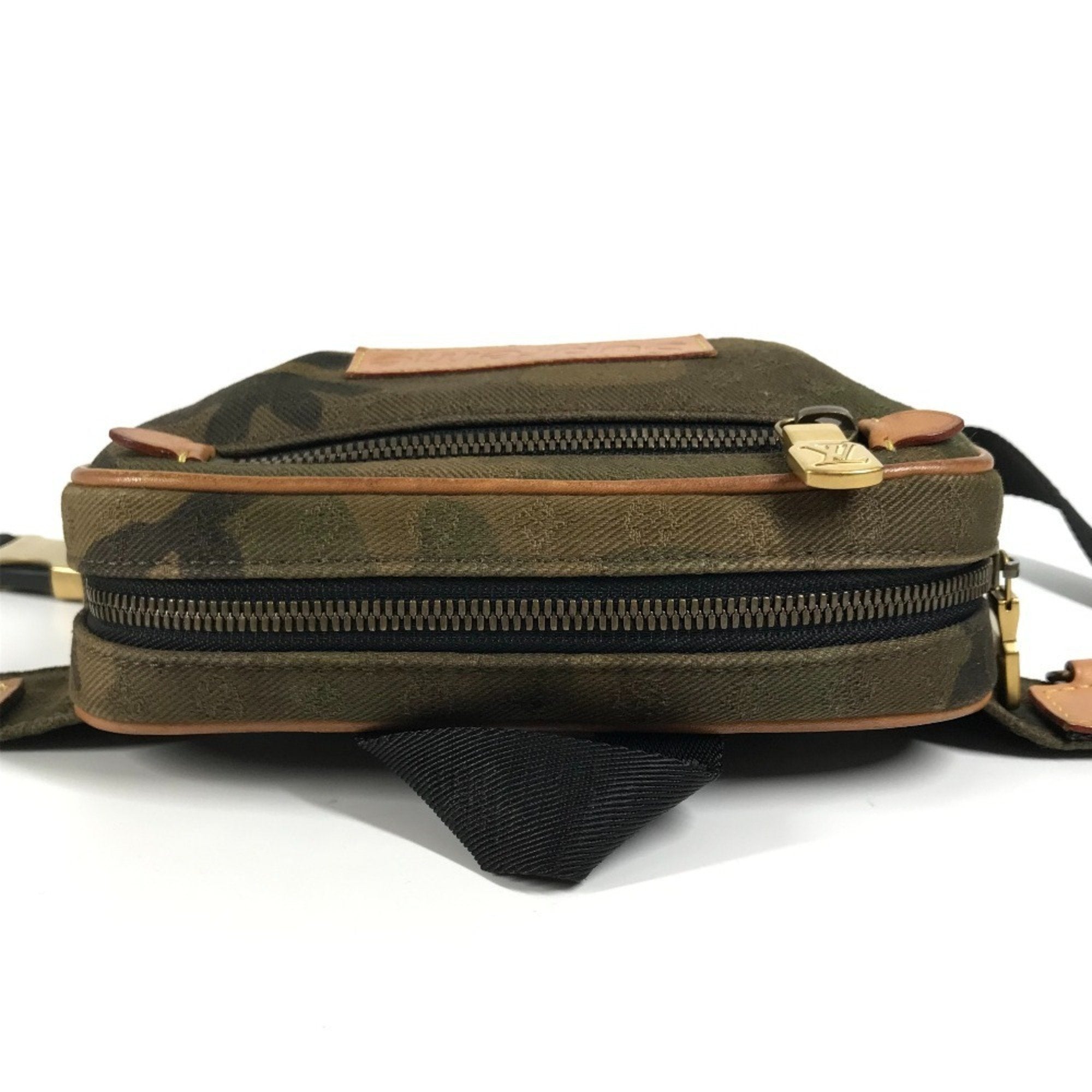 Louis Vuitton Camouflage Khaki Monogram Monogram Sling Bag