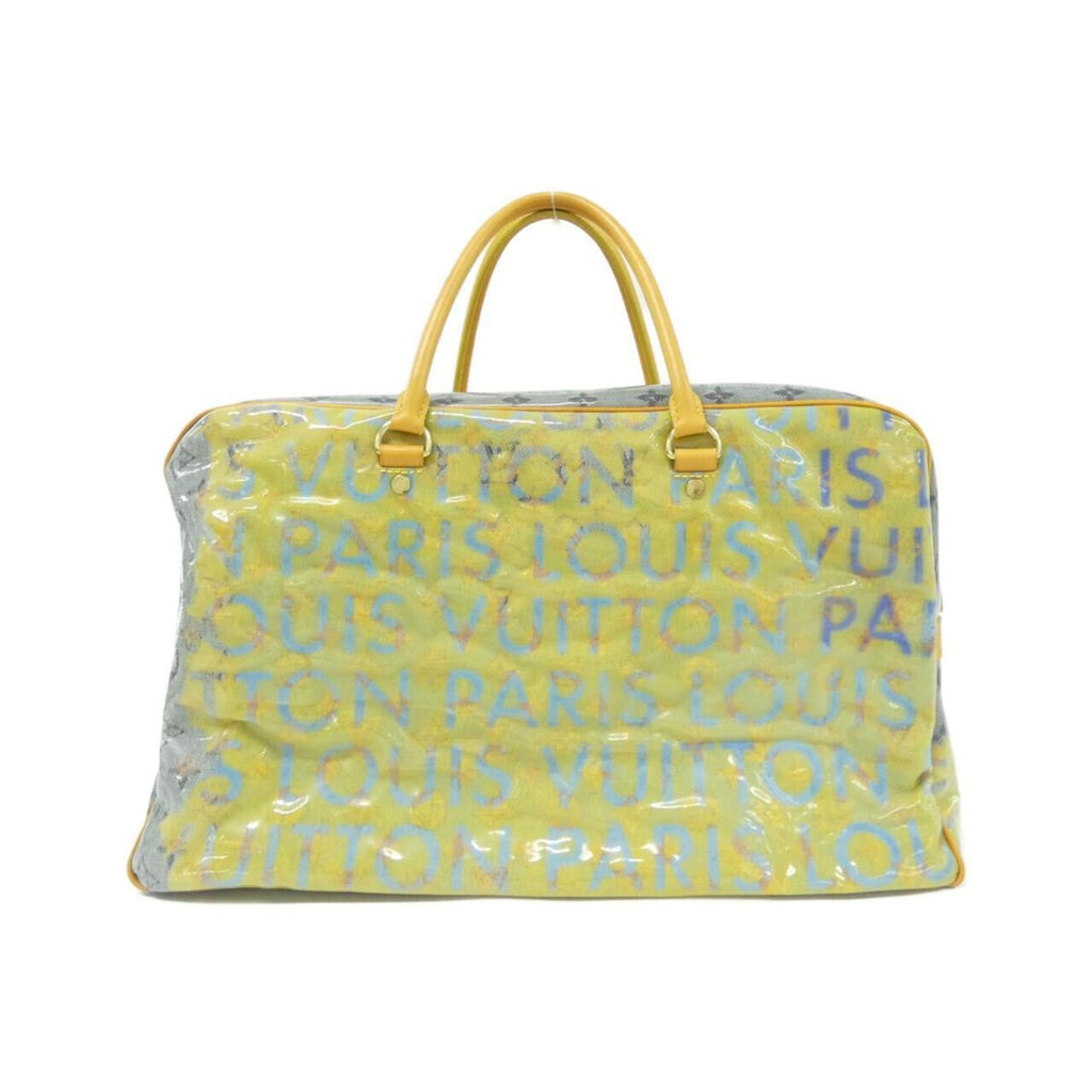 Louis Vuitton Monogram Pulp Jaune Pvc Boston Bag