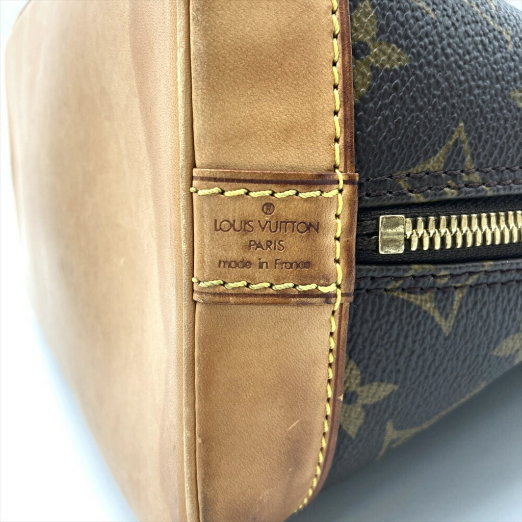 Louis Vuitton Brown Monogram Canvas Handbag