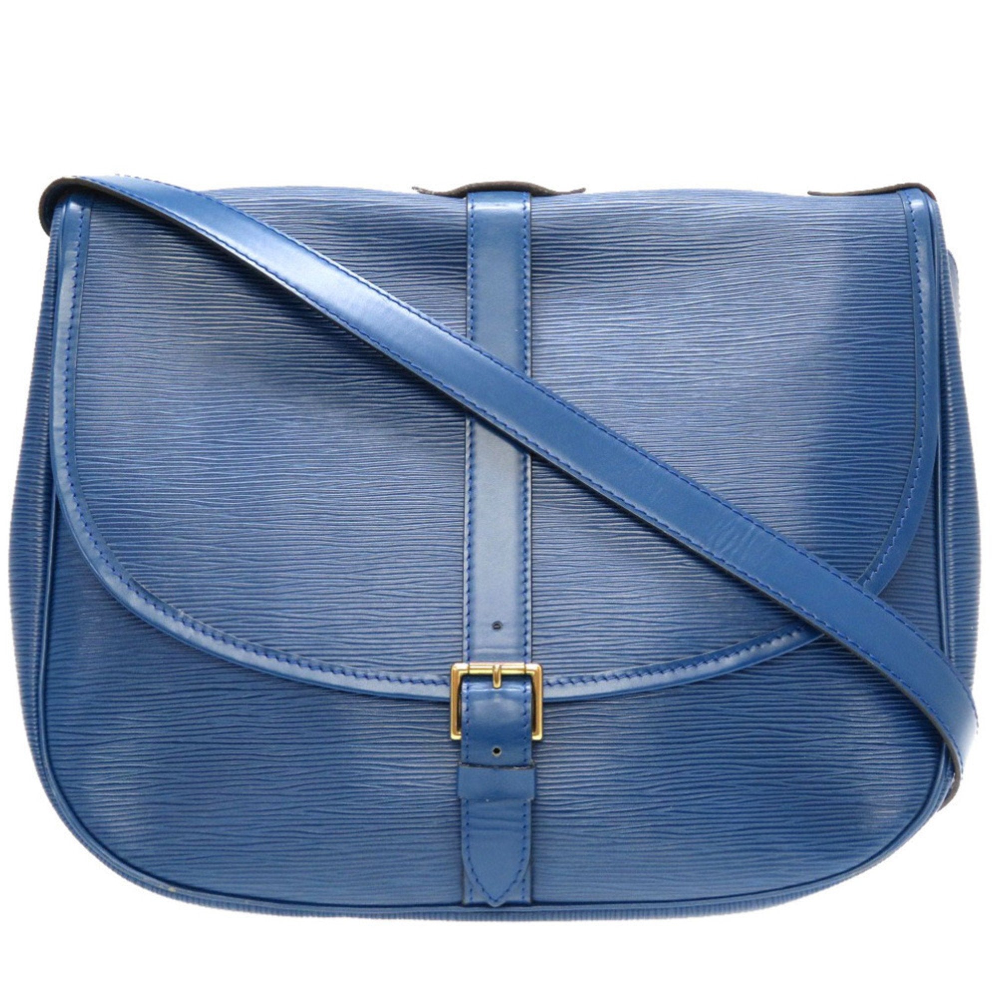 Louis Vuitton Epi Blue Toledo Blue Epi Leather Shoulder Bag