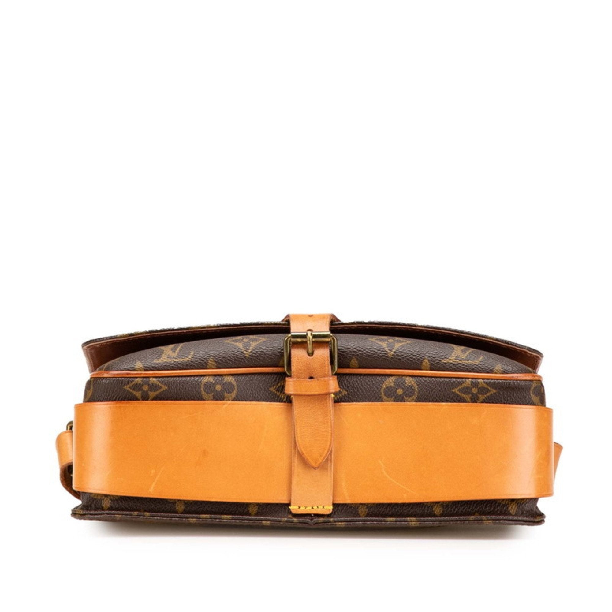 Louis Vuitton Brown Pvc Leather Shoulder Bag