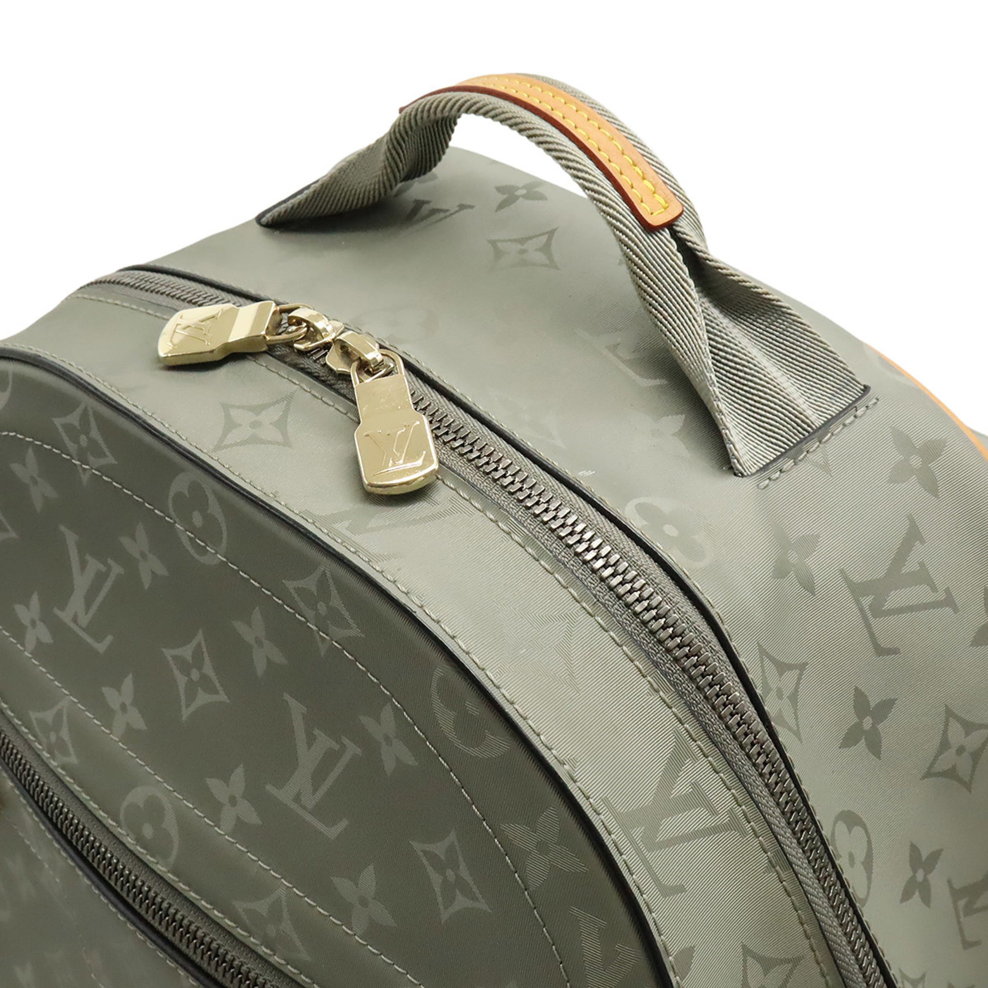 Louis Vuitton Gray Canvas Backpack
