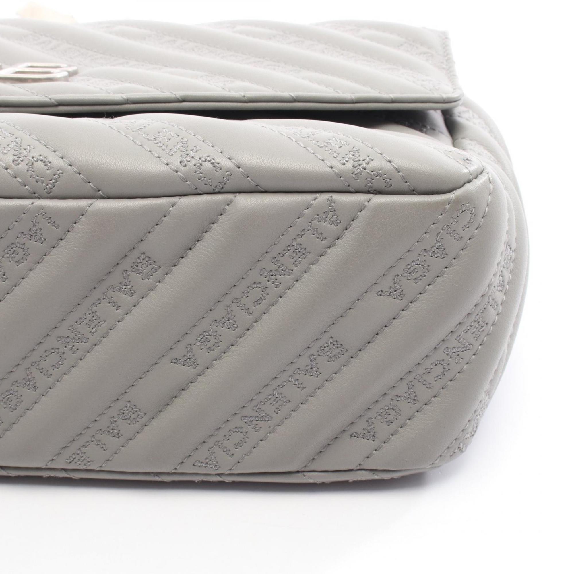 Balenciaga Gray Leather Shoulder