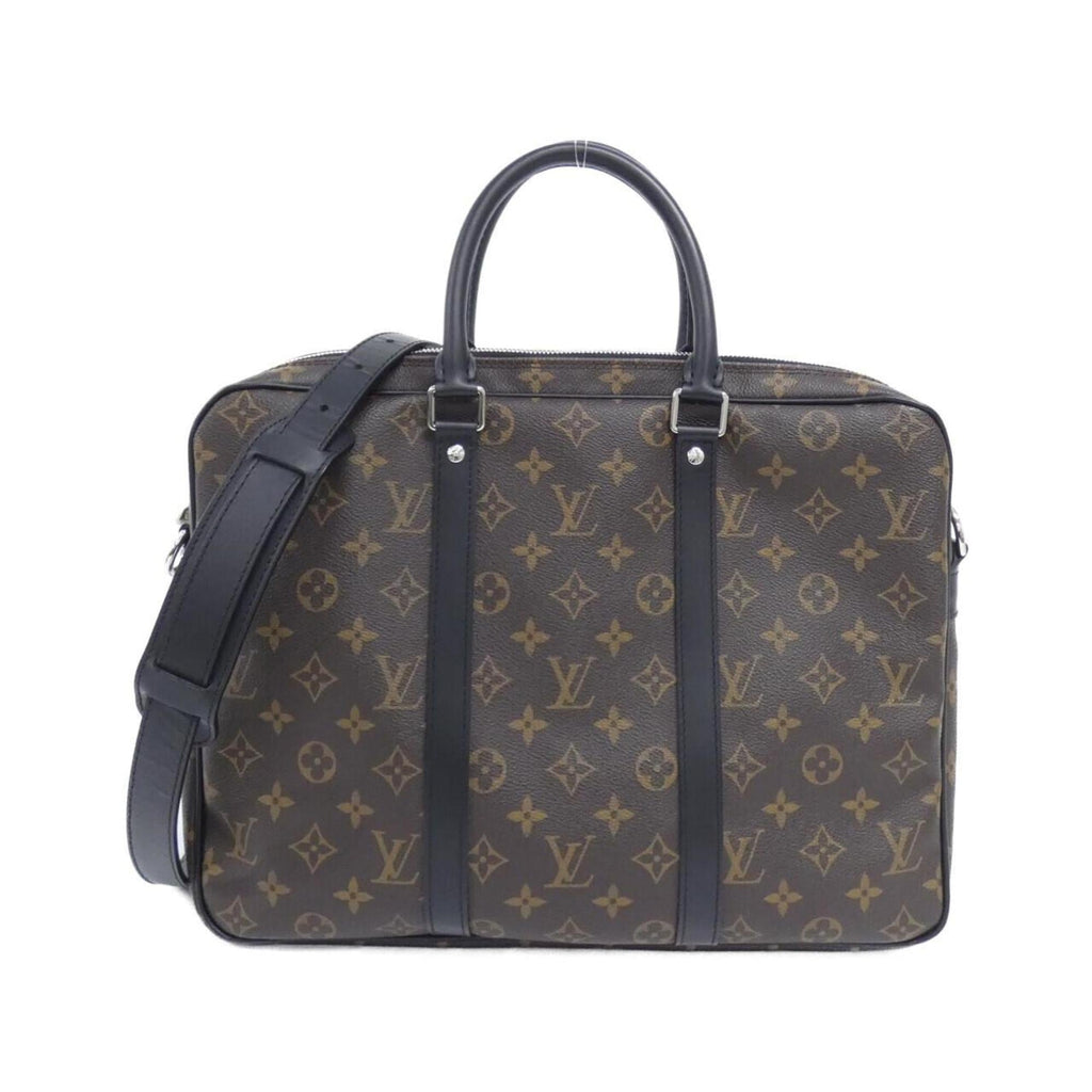 Louis Vuitton Marron Coated Canvas Handbag