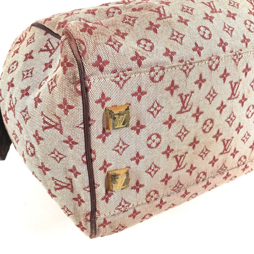 Louis Vuitton Cerise Monogram Red Color Monogram Mini Boston Bag Handbag