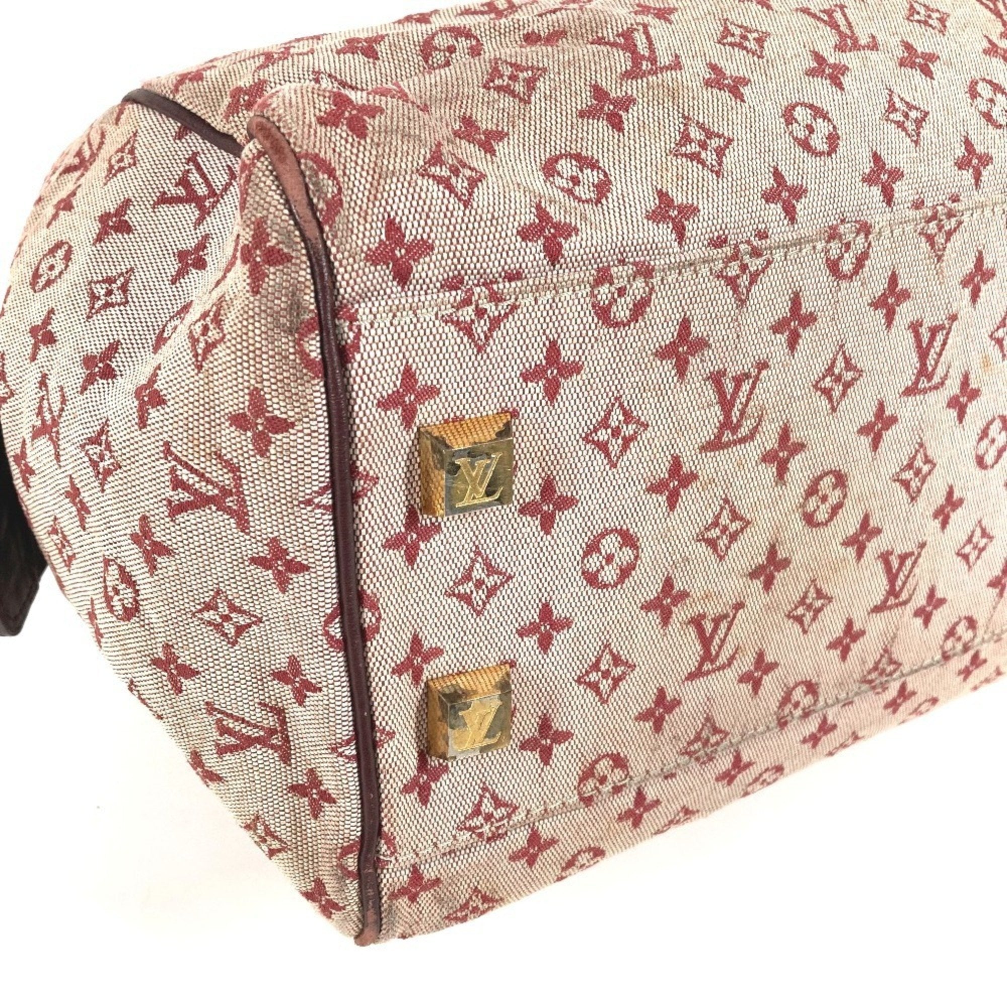 Louis Vuitton Cerise Monogram Red Color Monogram Mini Boston Bag Handbag