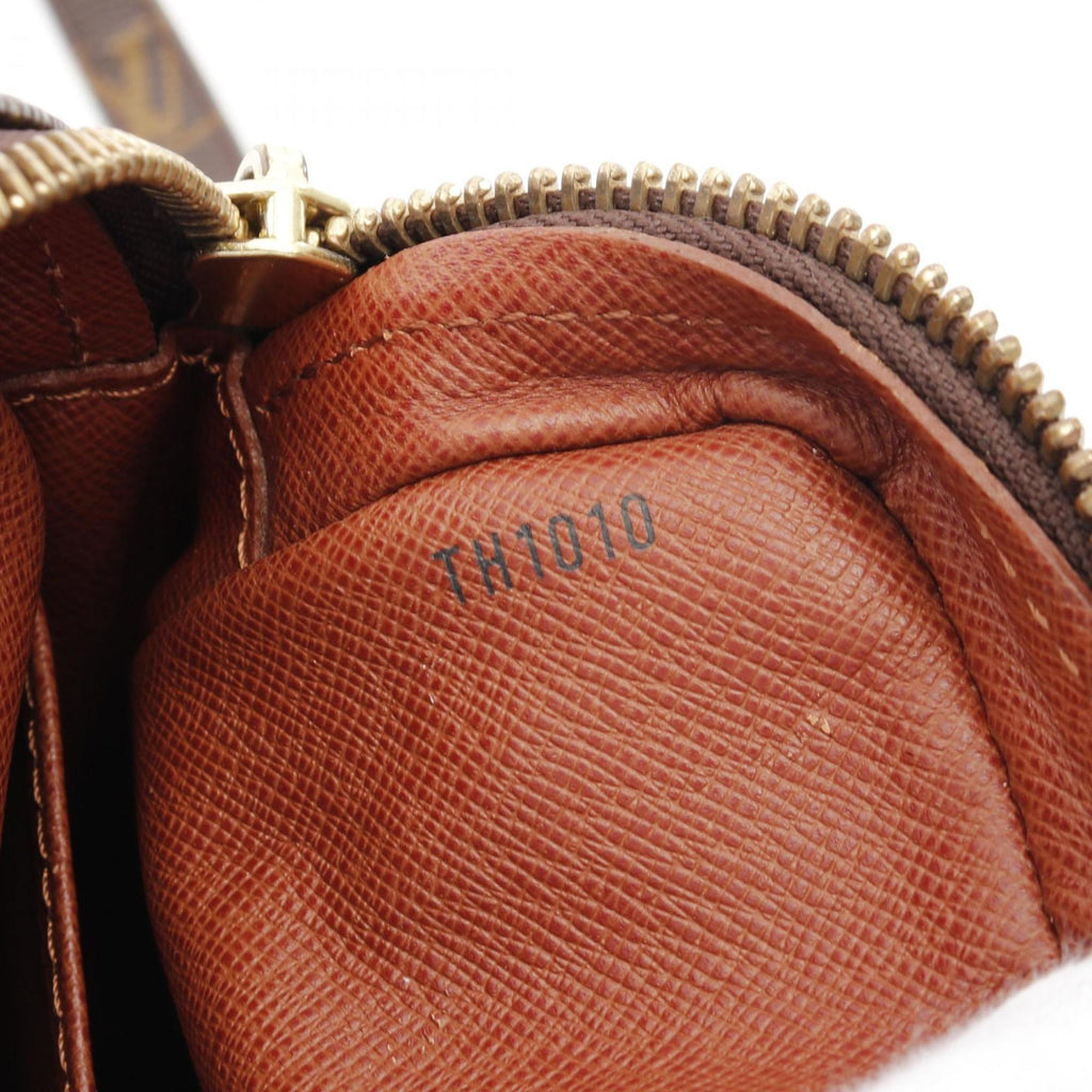 Louis Vuitton Brown Monogram Coated Canvas Leather Pvc Shoulder Bag