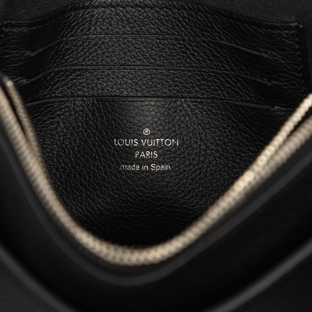 Louis Vuitton Black Leather Pochette Shoulder Bag