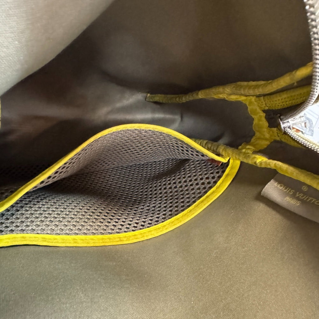 Louis Vuitton Yellow Canvas Pochette Shoulder Bag