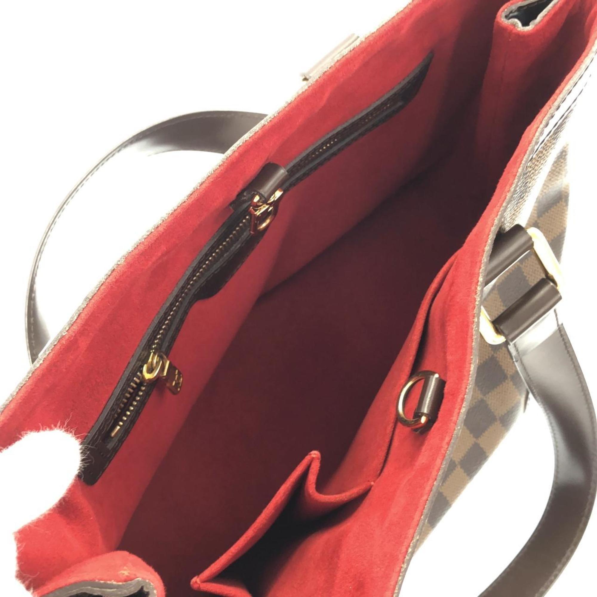 Louis Vuitton Ebene Coated Canvas Handbag