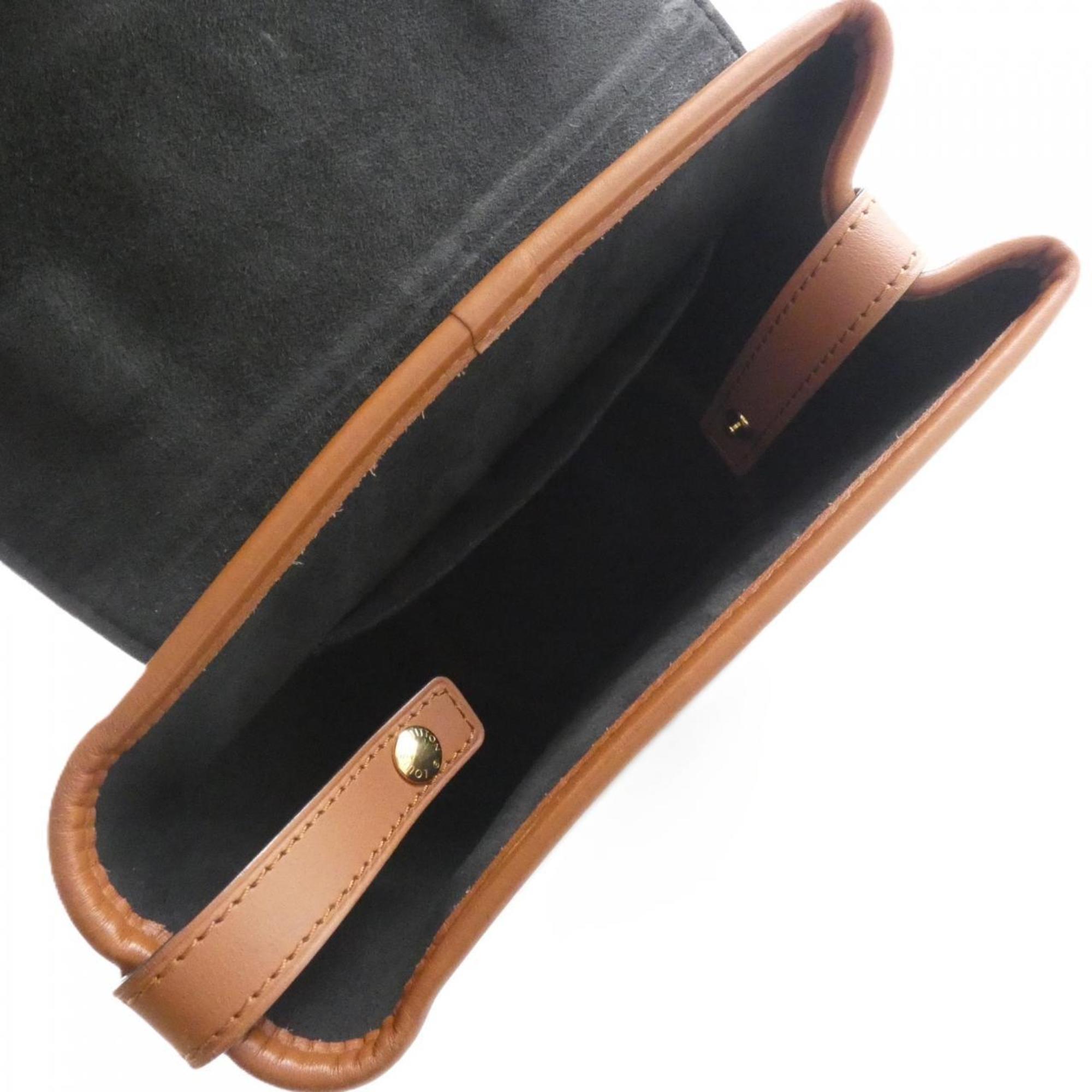 Louis Vuitton Brown Coated Canvas Backpack