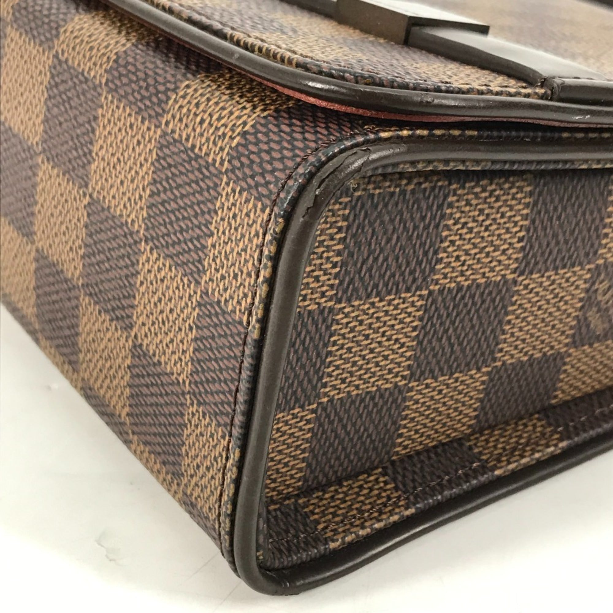 Louis Vuitton Brown Ebene Damier Canvas Shoulder Bag
