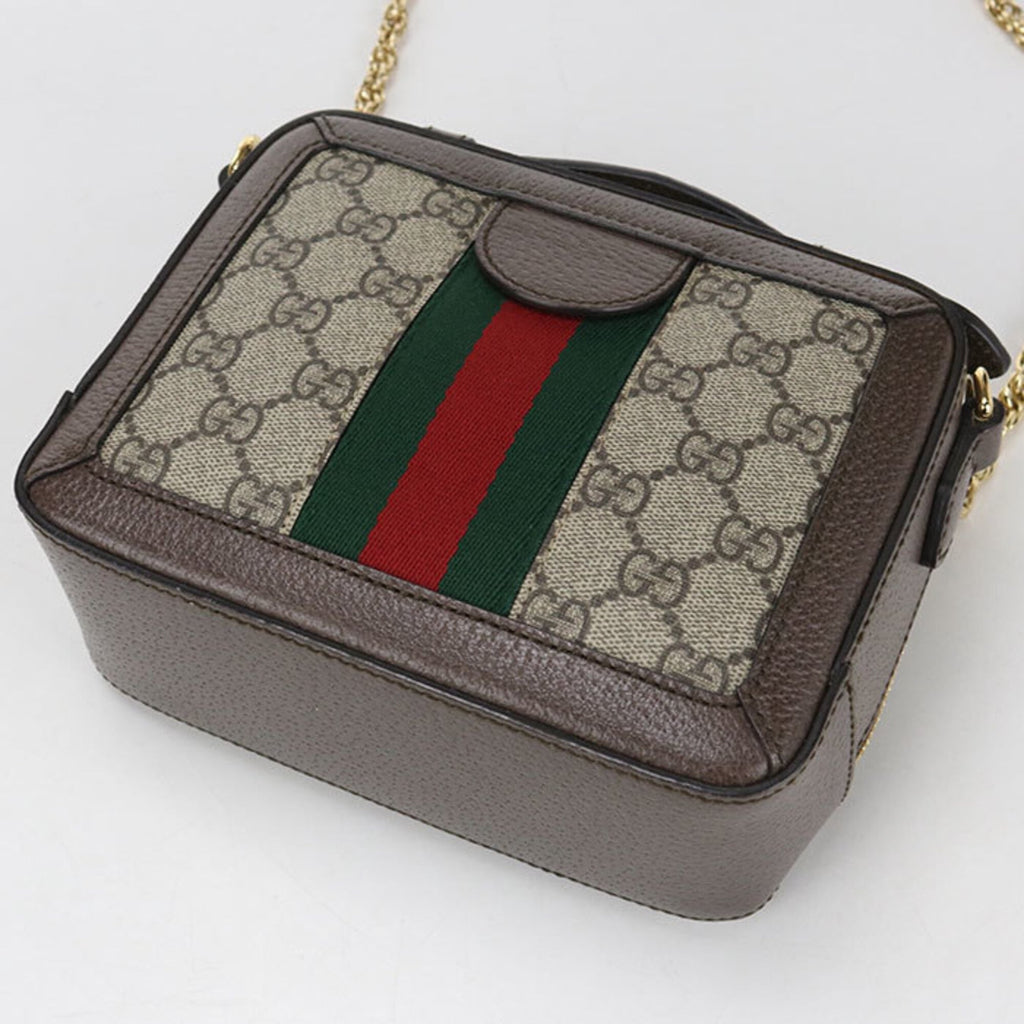 Gucci Brown Leather Shoulder Bag (Pre-Owned)