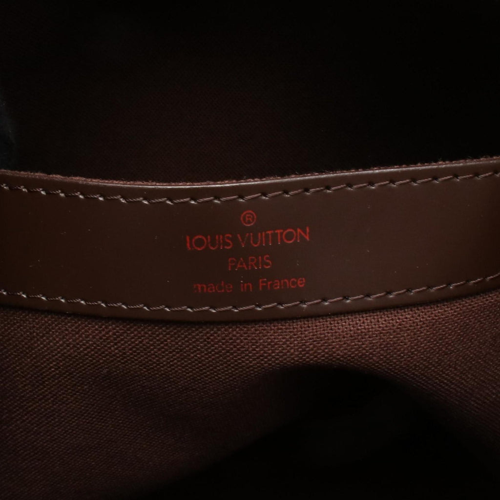 Louis Vuitton Brown Ebene Coated Canvas Leather Shoulder Bag