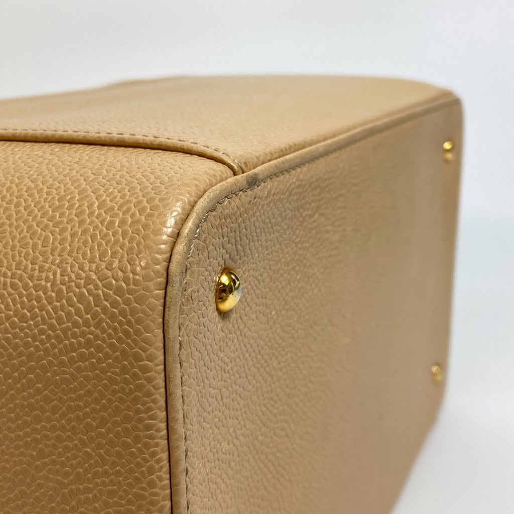Chanel Beige Leather Shoulder Bag