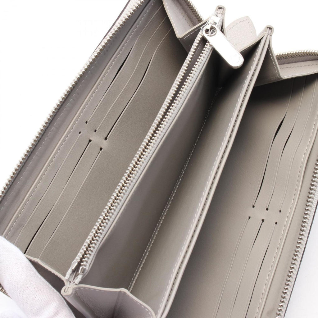 Louis Vuitton Gray Mahina Leather Long Wallet
