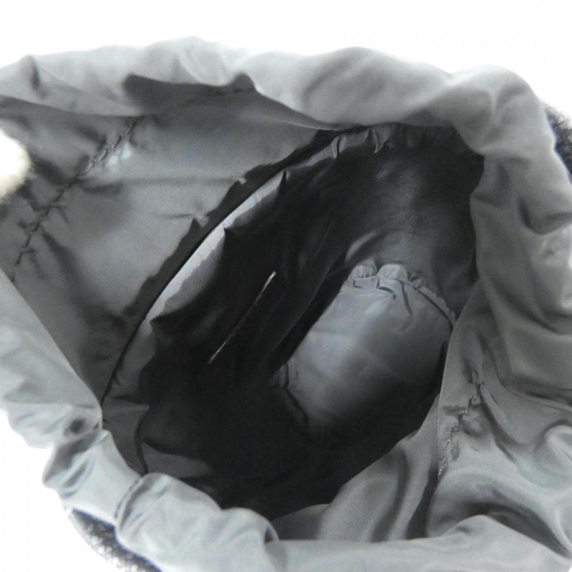 Louis Vuitton Silver Leather Pouch