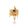 Chanel Gold Gold Plating Band Ring