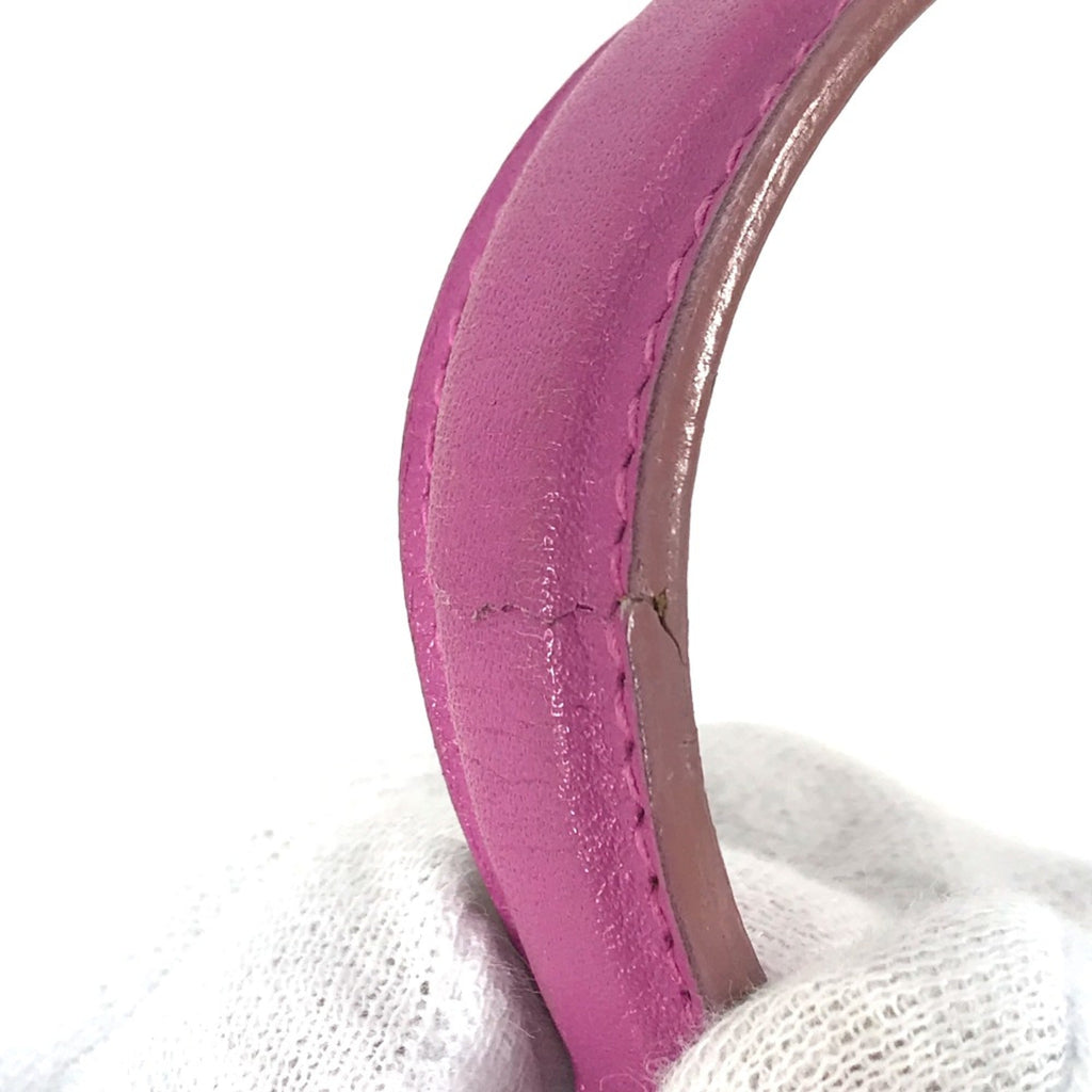 Celine Purple Leather Handbag