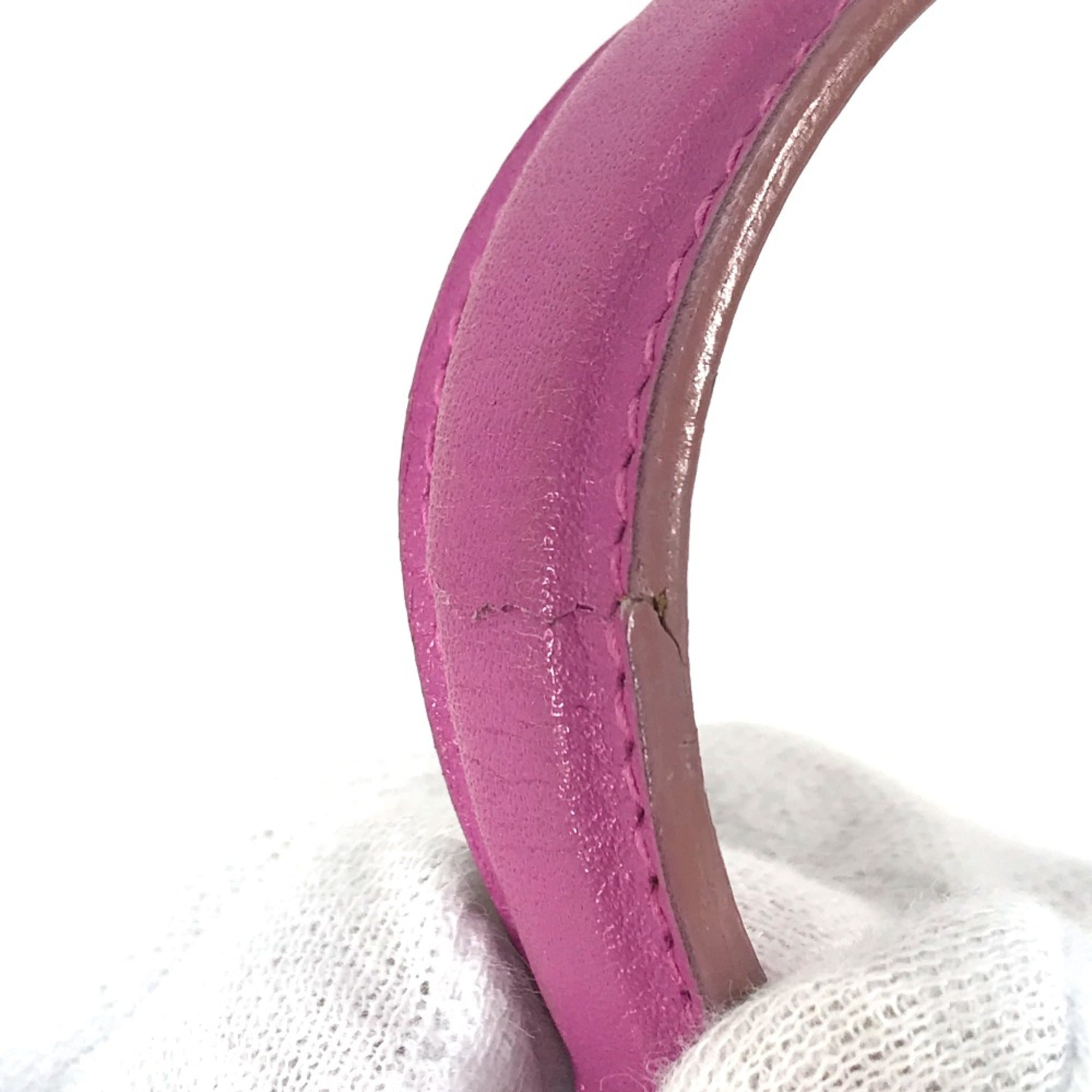 Celine Purple Leather Handbag
