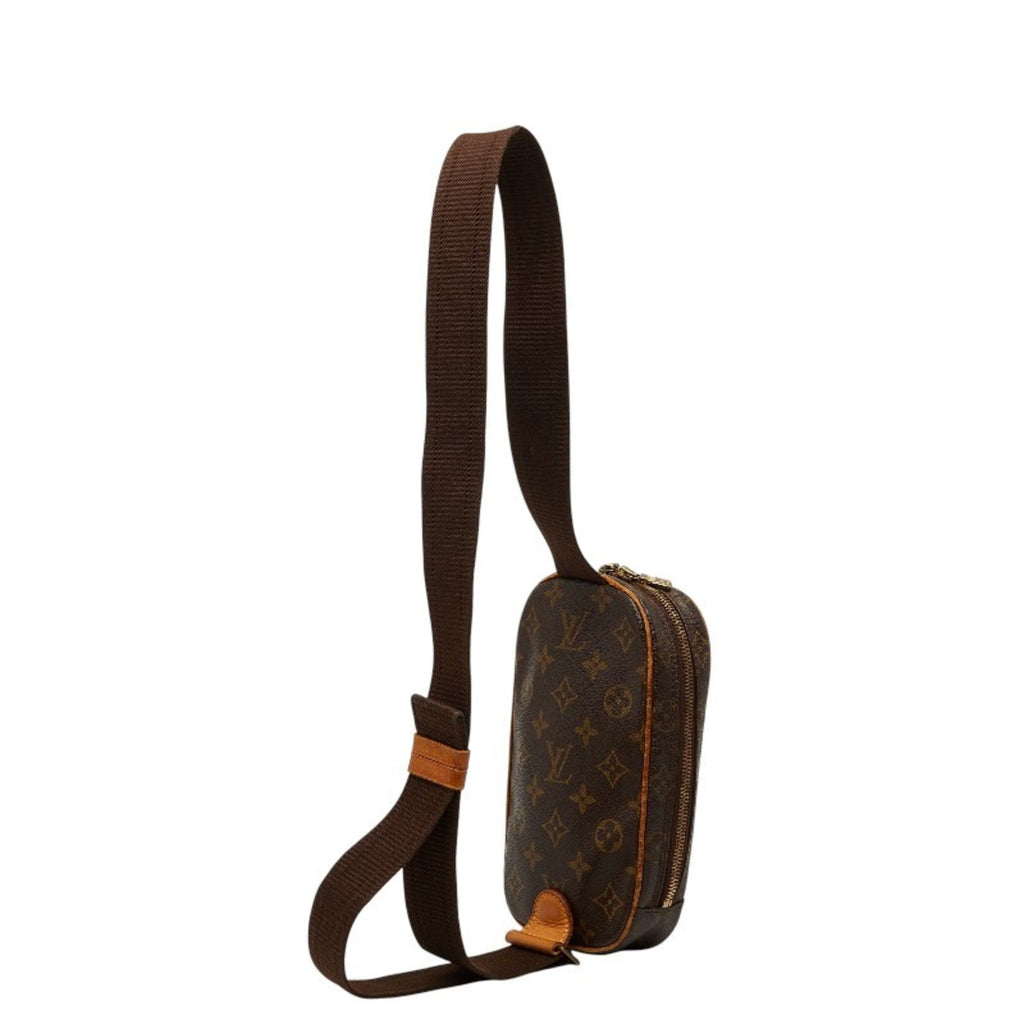 Louis Vuitton Brown Pvc Leather Sling Bag