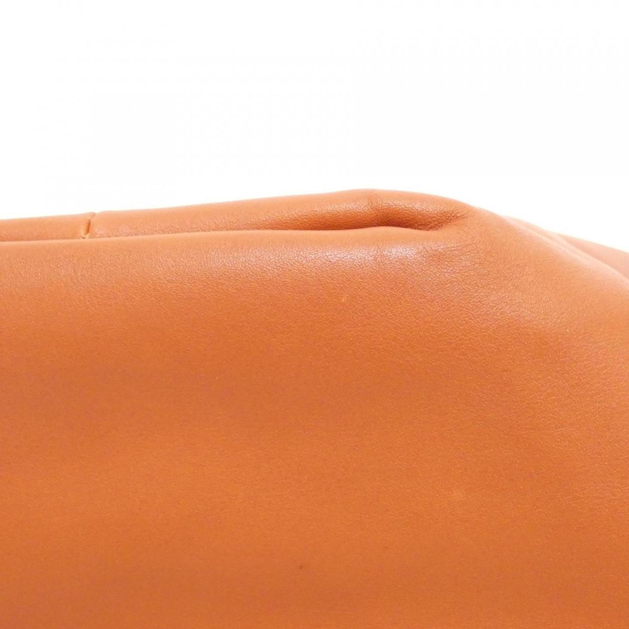 Bottega Veneta Gold Leather Handbag
