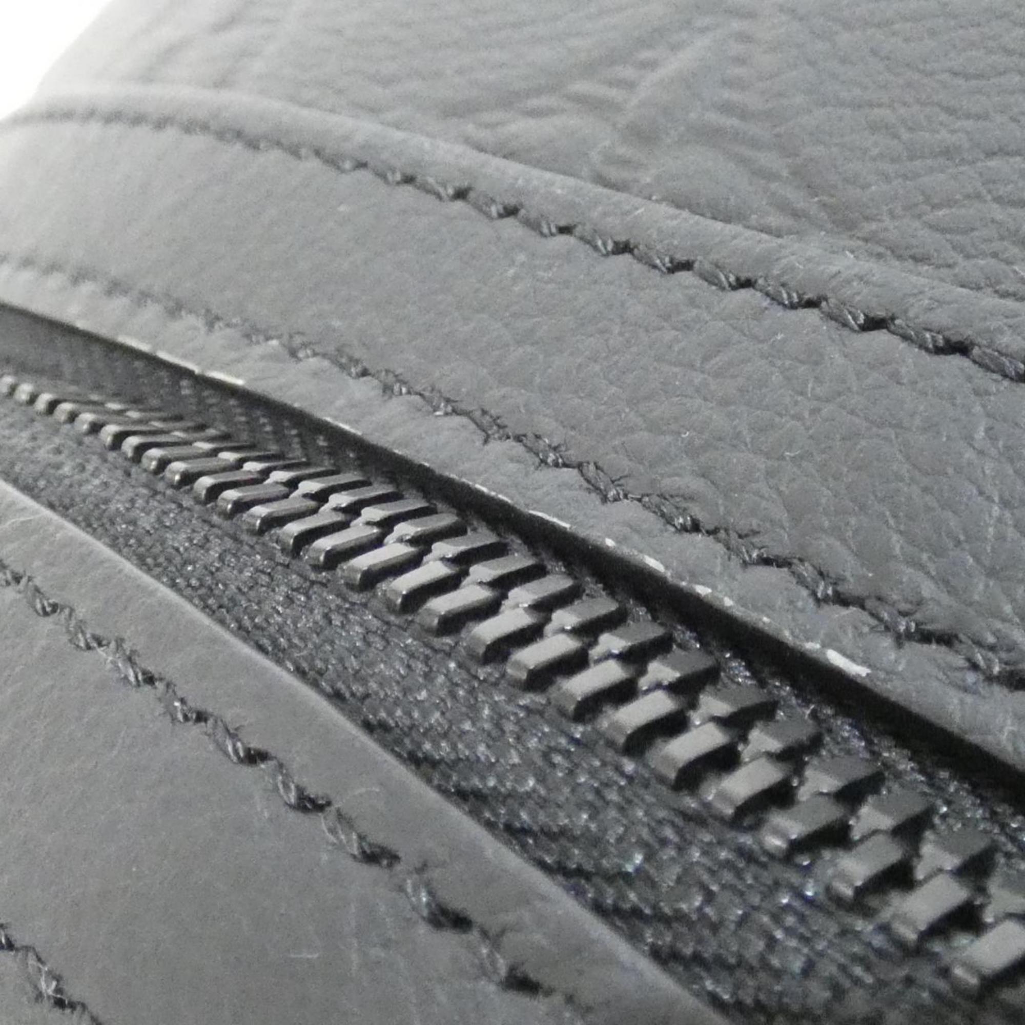 Louis Vuitton Black Leather Backpack