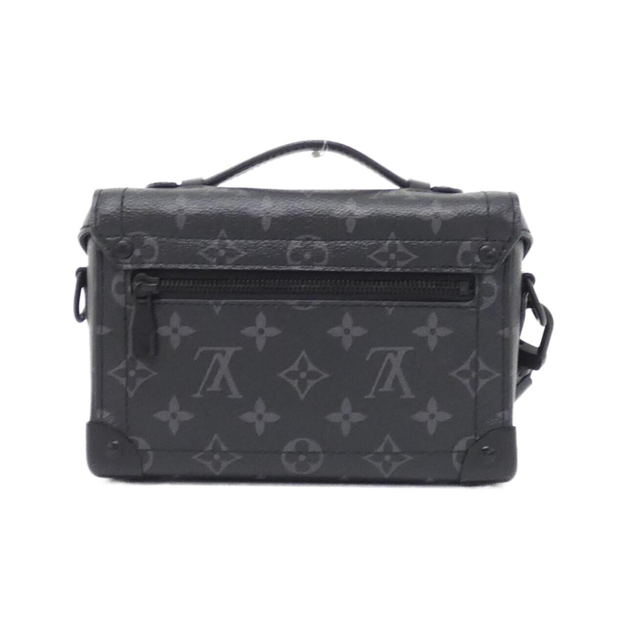Louis Vuitton Black Coated Canvas Shoulder Bag