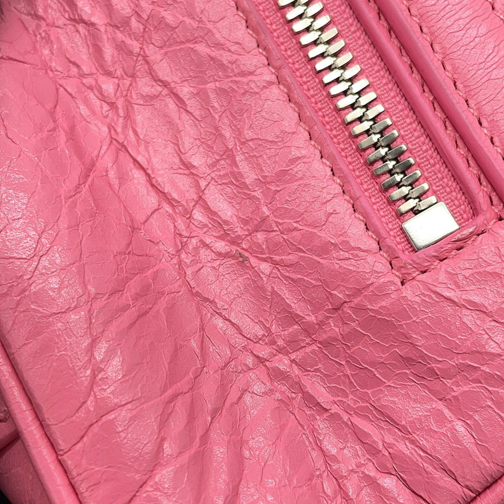 Balenciaga Pink Leather Handbag Shoulder