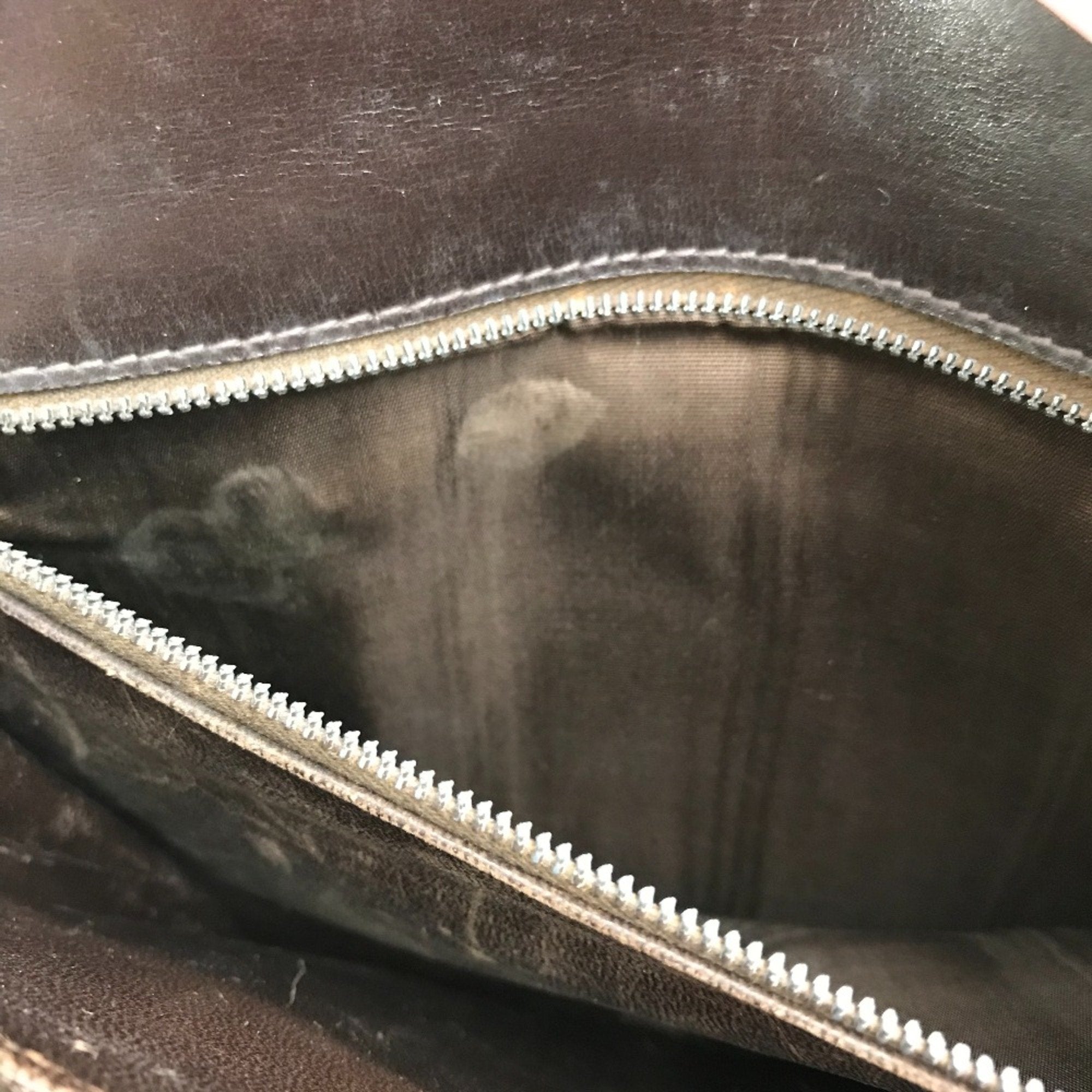 Celine Brown Leather Shoulder Bag