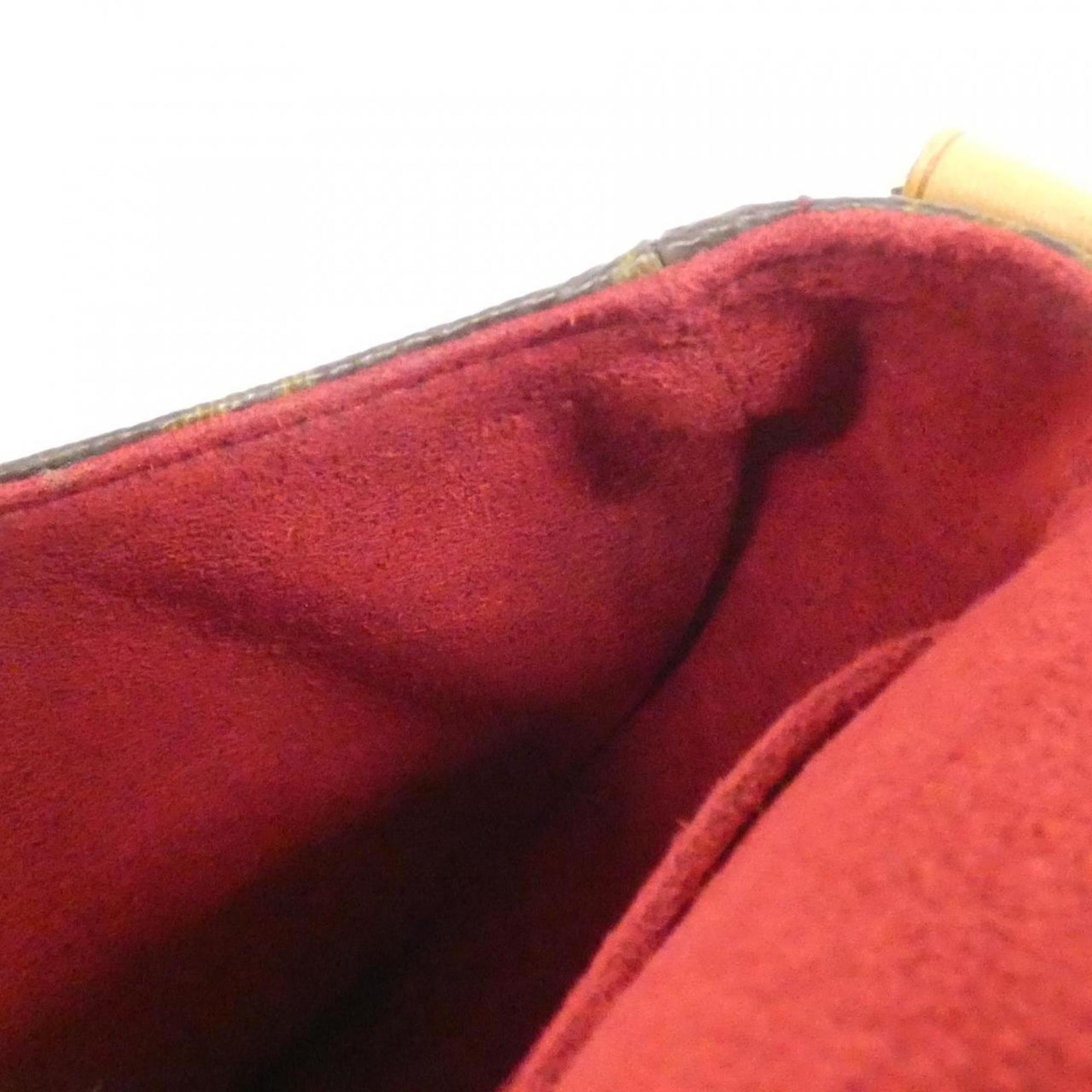 Louis Vuitton Marron Coated Canvas Shoulder Bag