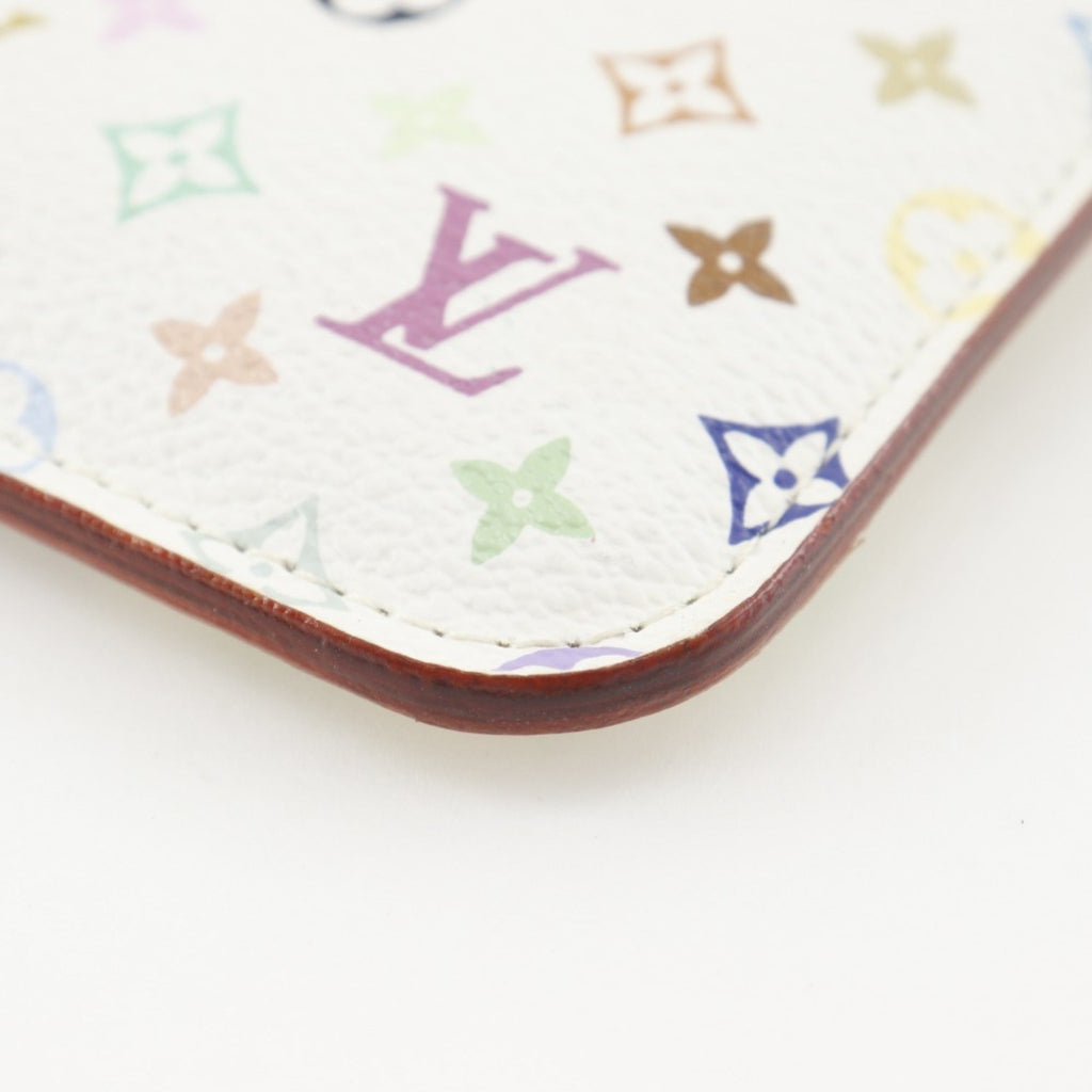 Louis Vuitton Multi-Color White Monogram Multicolore Pochette