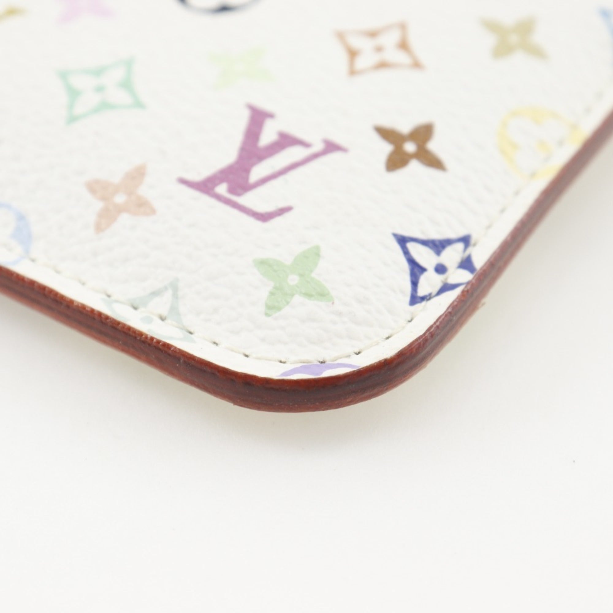Louis Vuitton Multi-Color White Monogram Multicolore Pochette
