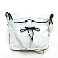 Celine White Leather Shoulder Bag