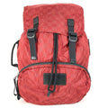 Louis Vuitton Black Red Color Nylon Backpack