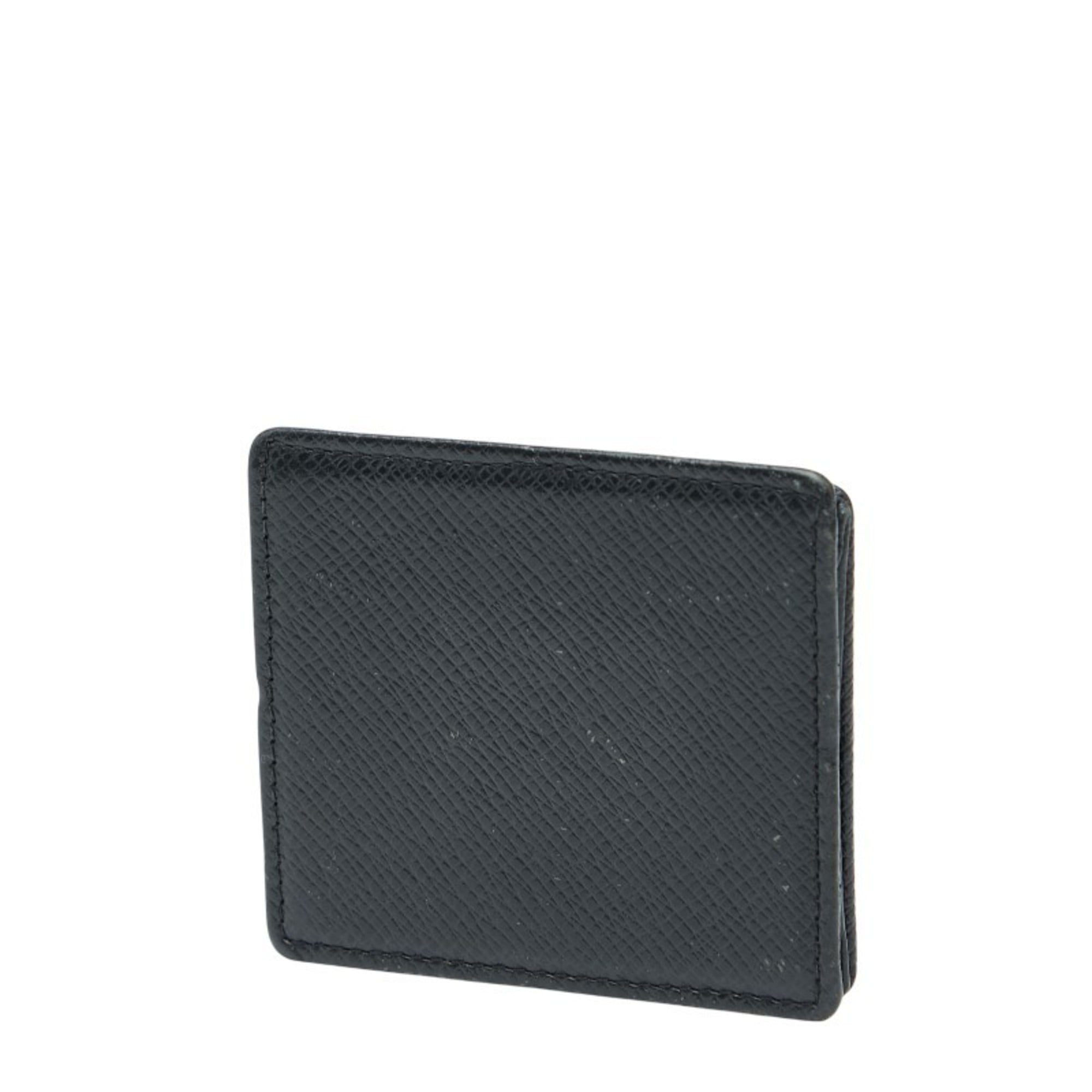 Louis Vuitton Ardoise Black Taiga Leather Coin Purse/Coin Case