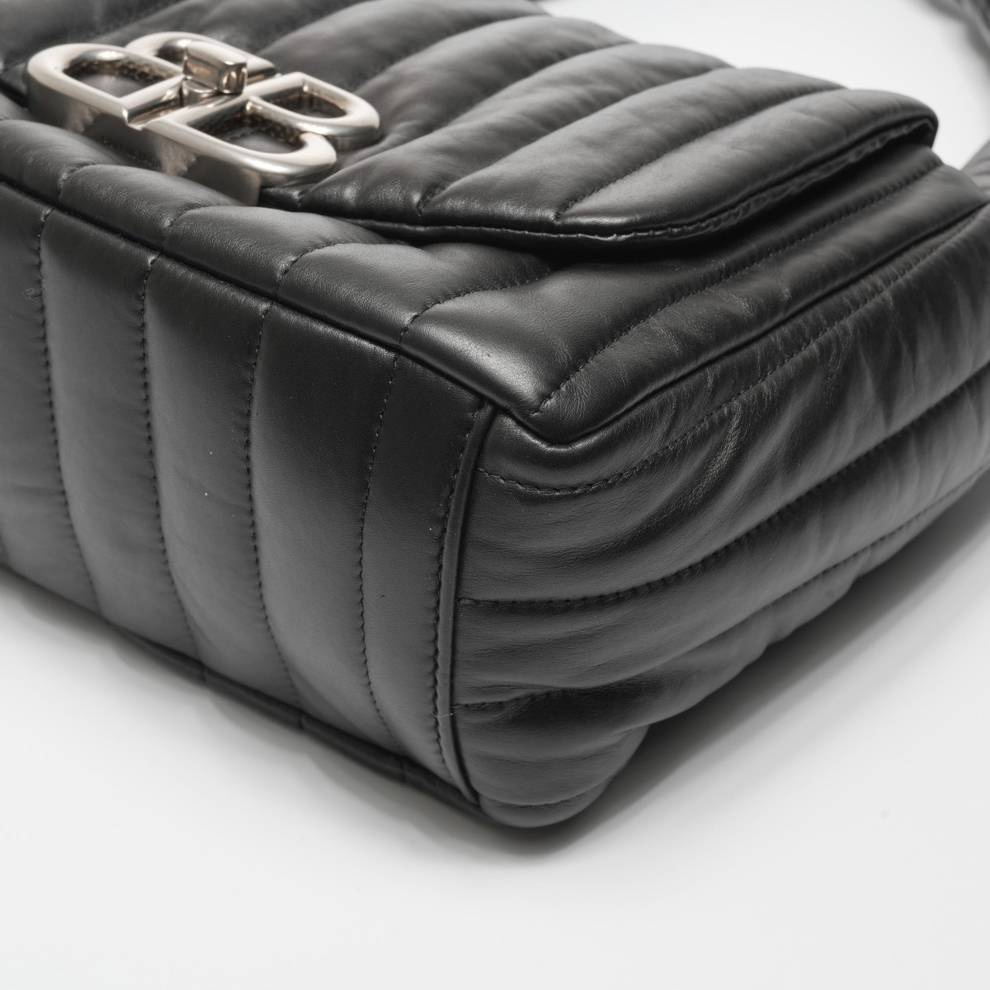 Balenciaga Black Leather Shoulder