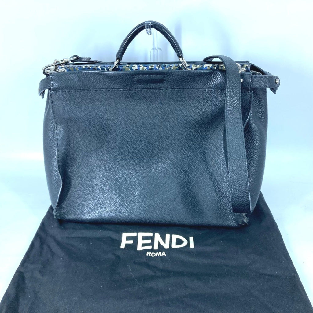 Fendi Black Leather Briefcase