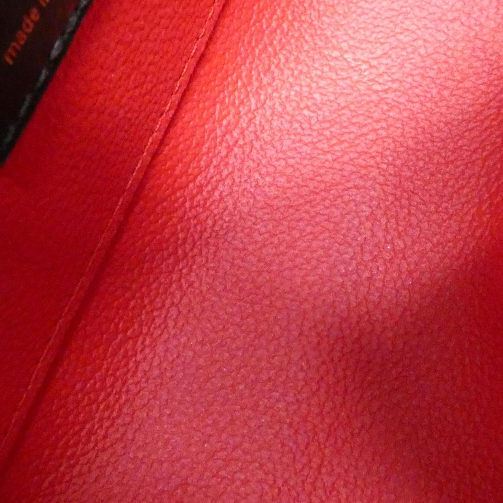 Louis Vuitton Marron Coated Canvas Pouch