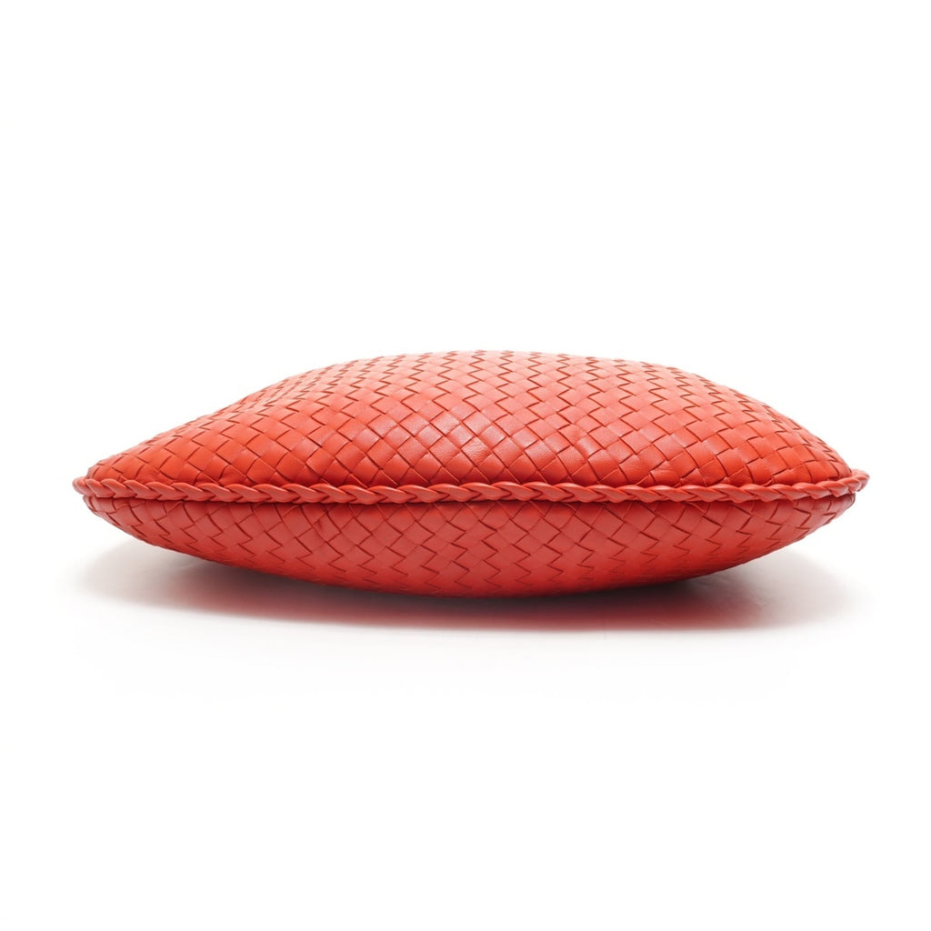 Bottega Veneta Red Color Intrecciato Handbag