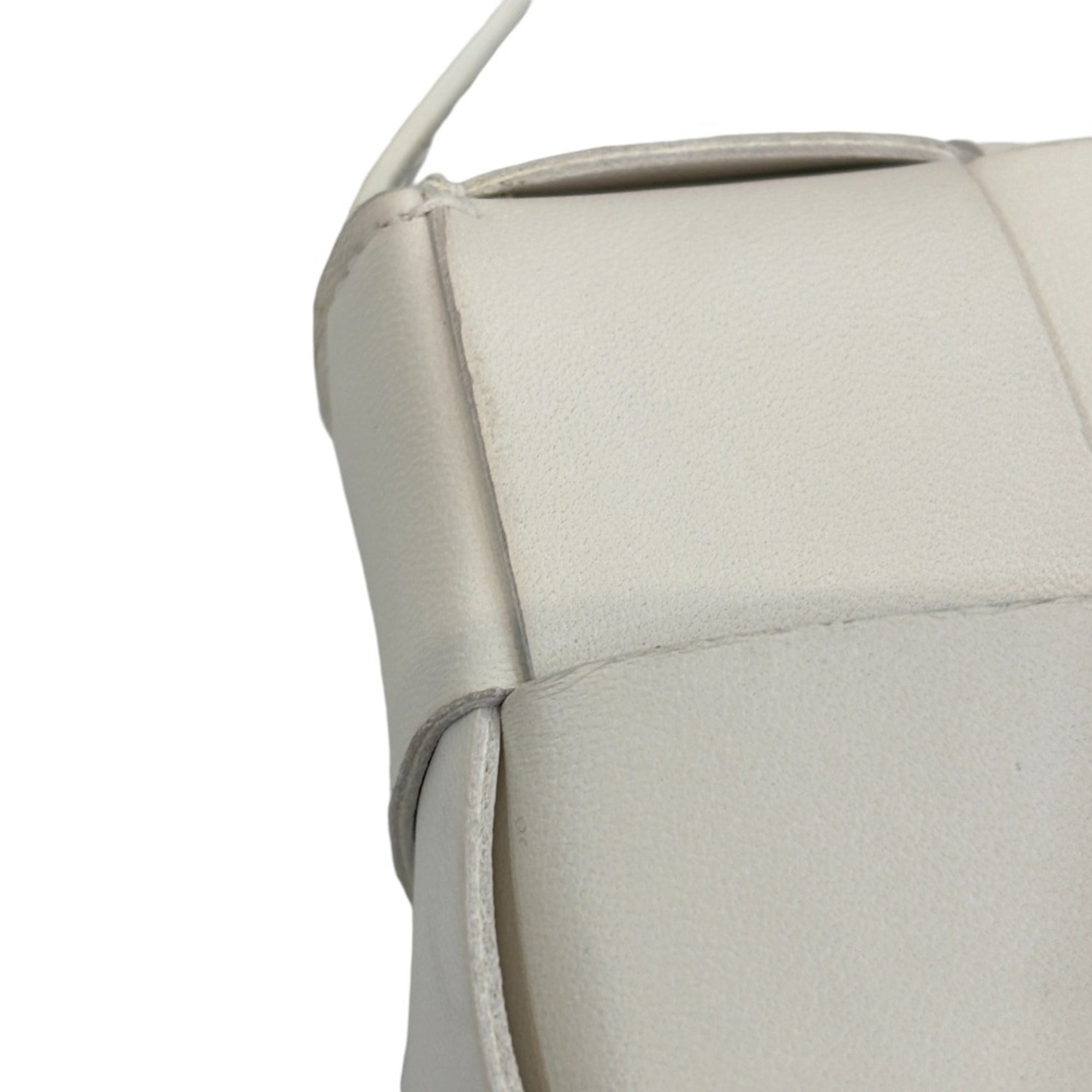 Bottega Veneta White Leather Shoulder Bag