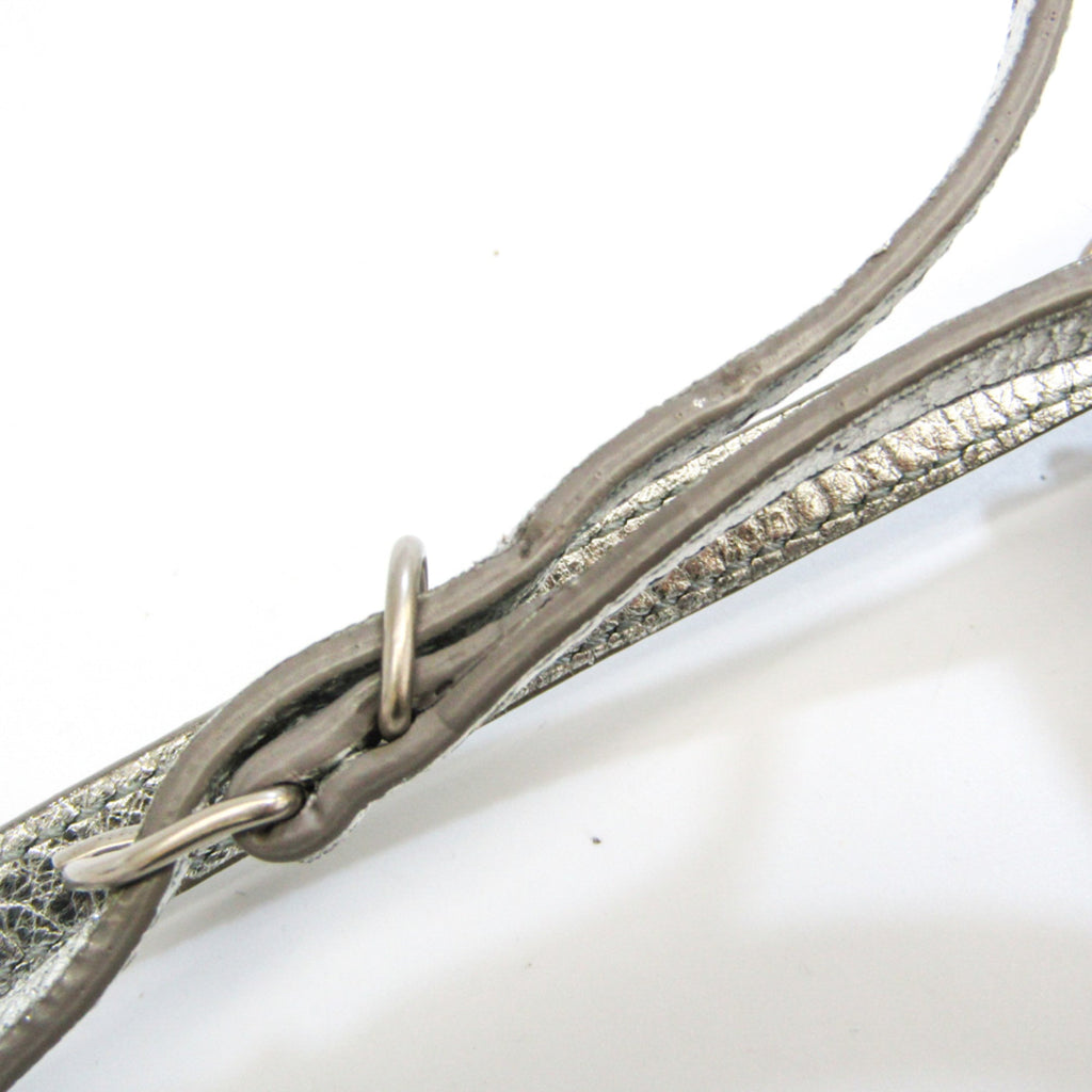 Balenciaga Silver Leather Shoulder