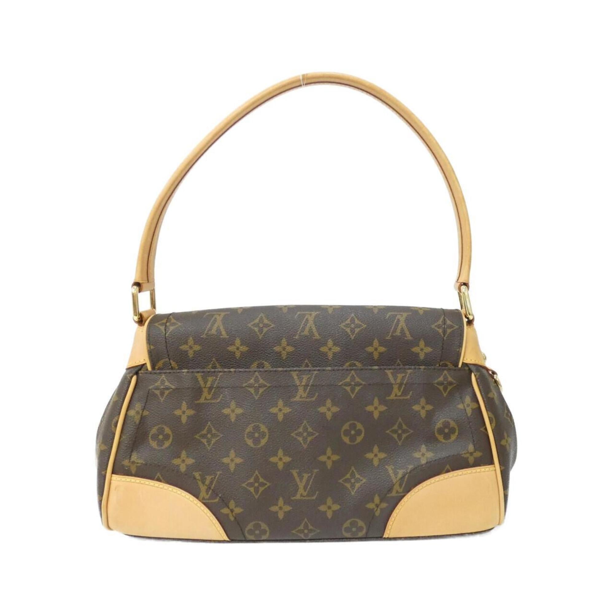 Louis Vuitton Brown Coated Canvas Shoulder Bag