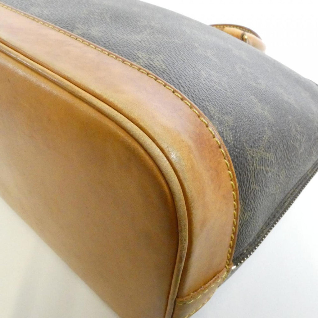 Louis Vuitton Brown Coated Canvas Handbag