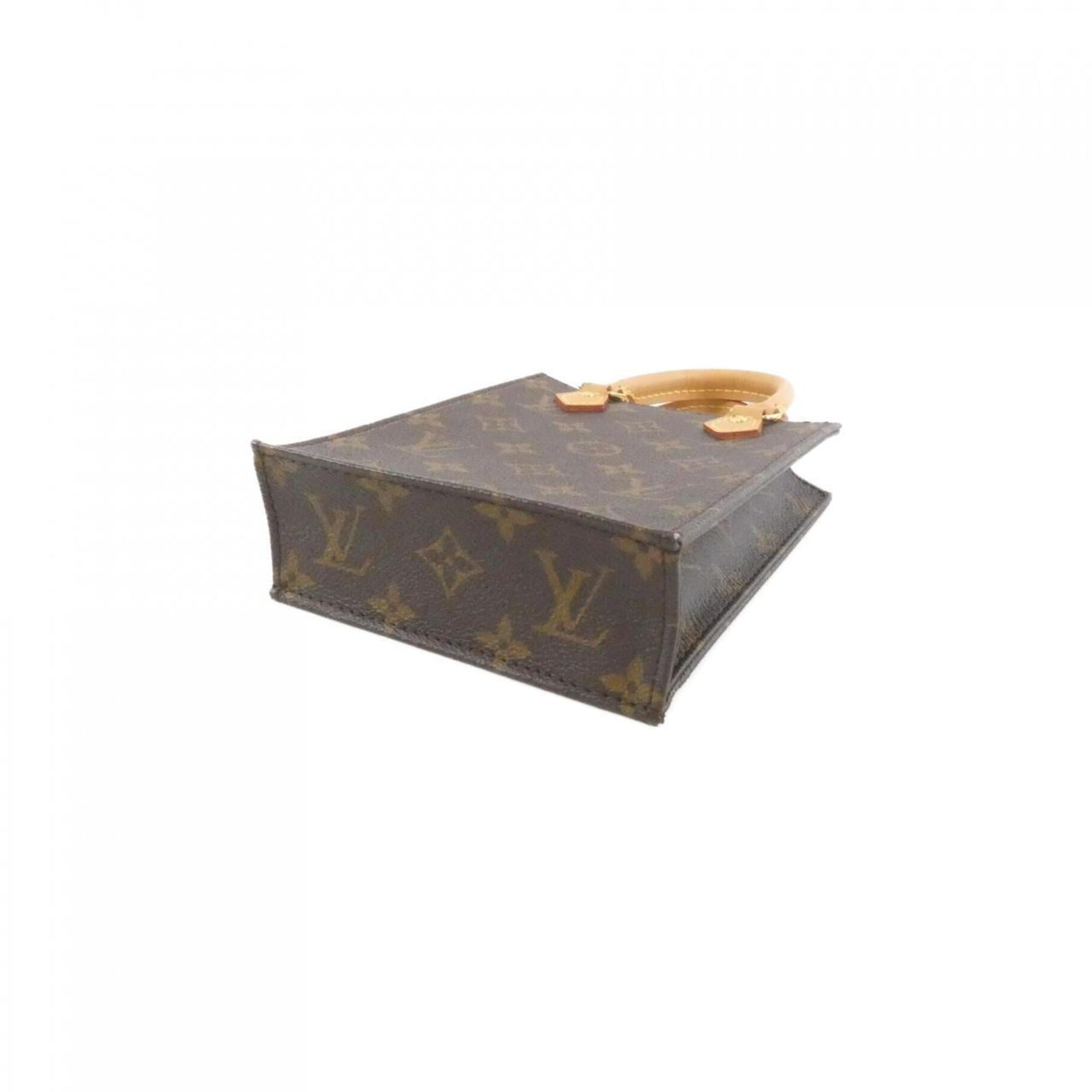 Louis Vuitton Marron Coated Canvas Handbag