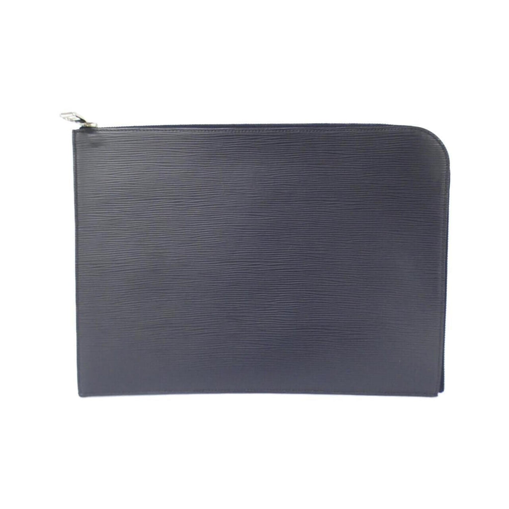 Louis Vuitton Blue Marine Leather Clutch Bag Pochette