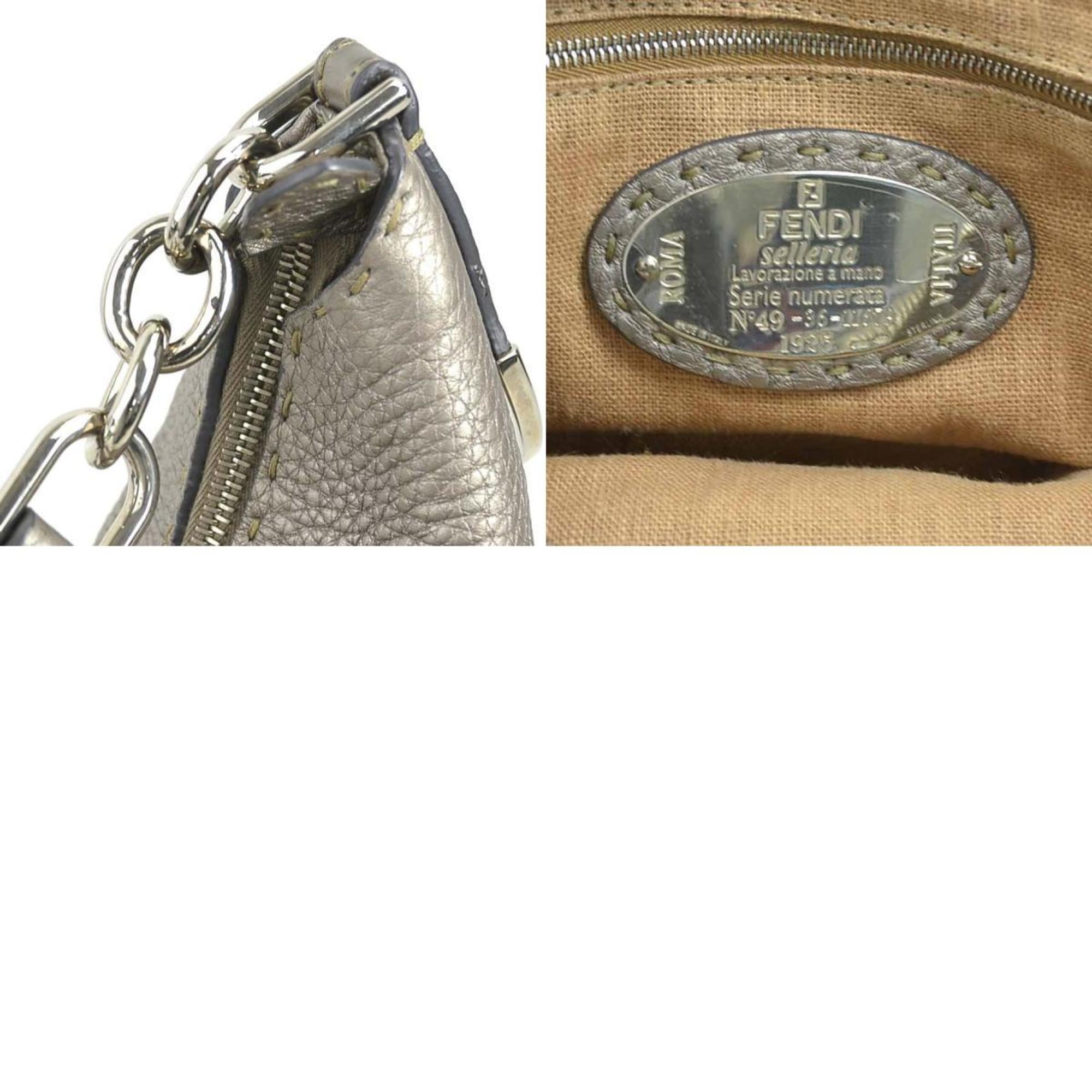 Fendi Leather Shoulder Bag